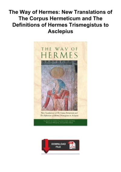 definitions of hermes trismegistos for asclepius pdf english|Hermes Trismegistus .